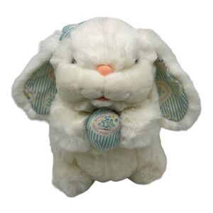 Easter Bunny Rabbit Plush Egg Bow Great American Fun GAF Stuffed Animal